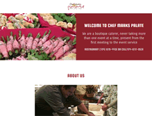 Tablet Screenshot of chefmarkspalate.com